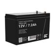 GreenCell®  Rechargeable Batterie AGM 12V 7,2Ah accumulateur au Gel Plomb Cycles sans Entretien VRLA Battery étanche Résistantes-0