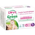Couches LOVE & GREEN T4+ x42 - Hypoallergéniques et naturelles-0