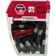 CONSOMMABLE - MILWAUKEE - MILWAUKEE 25 embouts PH2 - Longueur 25 mm-0