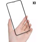 Verre Trempé - GHL TECH - iPhone 11 Pro Max - Pack de 3 - Dureté 9H - Anti-choc - Ultra-résistant