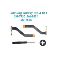 Nappe connecteur charge Micro USB Samsung Galaxy Tab 4 10.1 SM-T530 + tournevis ©TOPALLI