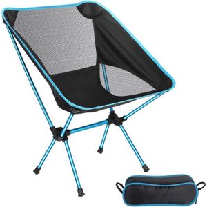 CHAISE DE CAMPING Chaise de Camping Portable - Chaises Pliantes Comp