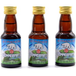 ASSORTIMENT ALCOOL Peppermint 3x25 ml - sans alcool | Essence de Vodk