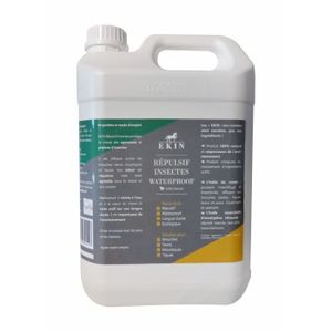 DIFFUSEUR BIEN-ÊTRE Spray répulsif anti-insectes pour cheval Ekin 500 mL - blanc/vert - 0,5 l