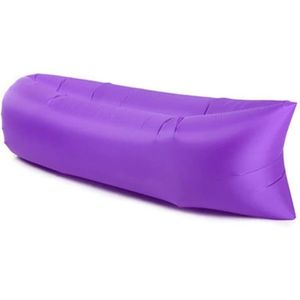 CHAISE LONGUE Lit à coussin d'air - Hamac Gonflable Chaise Longue De Plage - Violet - Intérieur - 1 personne