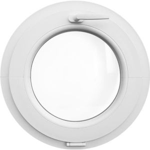 FENÊTRE - BAIE VITRÉE Fenêtre ronde à soufflet 500 mm PVC blanc oeil de boeuf