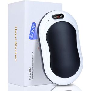 Chauffe-mains Rechargeable USB 10000 MAh - 3 Niveaux De Chaleur, écran, Banque D'alimentation 3 Ports