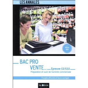 Livre Bac Pro Assp Achat Vente Pas Cher