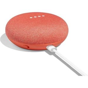 Lunettes connectées Google Home Mini Rouge Corail enceinte intelligent