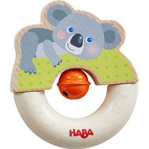 HOCHET Hochet Koala HABA - Mixte - Bébé - Blanc - Gris - 