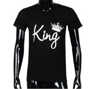 T shirt king queen Cdiscount