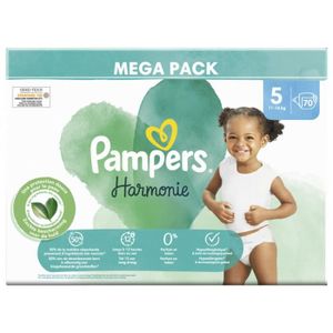 COUCHE Couches Pampers Harmonie - Taille 5 - 70 couches