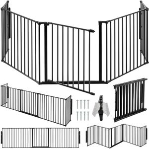 Barrière sécurité enfants garde-corps protection fermeture d'escalier  105-115cm ECD GERMANY Pas Cher 