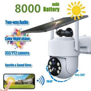 Caméra de Surveillance Exterieure nicezing sans Fil Solaire - WiFi, 2K,  Carte SD 32 Go Offerte (Via Coupon - Vendeur Tiers) –