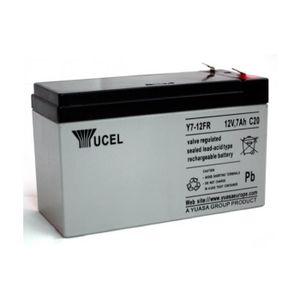 BATTERIE VÉHICULE Batterie plomb Yucel 12V 7Ah Y7-12FR