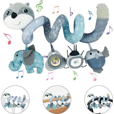 JSTHHTT Spirale Jouets Poussette – Abeille Avec Carillon, S'enroule Facilement, Pour Siège Auto/berceau, éveil Bébé 0-3 Mois, Cadeau De Naissance