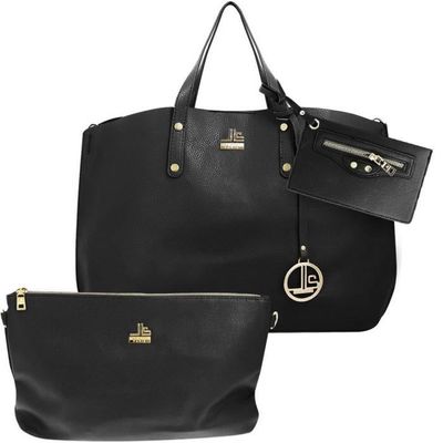 Sac a Main Noir avec Pochettes Jean Louis Scherrer Noir noir Cdiscount Bagagerie Maroquinerie
