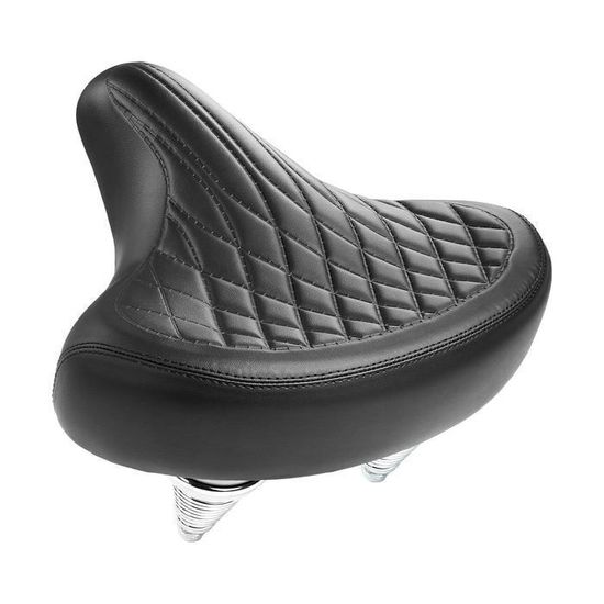 Selle de vélo en cuir Idéale Diagonale n ° 92 Made in France Neuve
