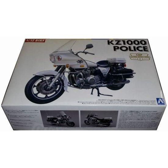 Moto Kawasaki KZ1000 Police CHP CHIPS Kit à Monter 1/12 KZ 1000 Cdiscount Jeux Jouets