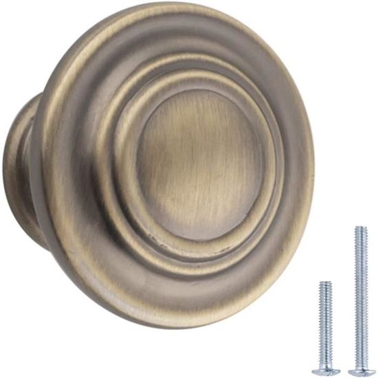 Bouton d'armoire traditionnel en métal 38 mm Bouton d'armoire traditionnel en métal 38 mm