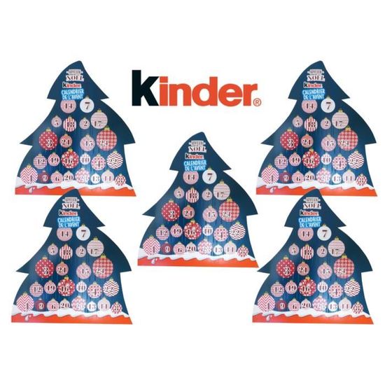 Kinder Lot De 5 Calendriers De L Avent Sapin Achat Vente