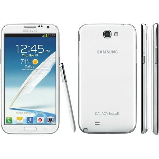 5.55 " Samsung Galaxy Note 2 16 Go N7100 - - - Blanc
