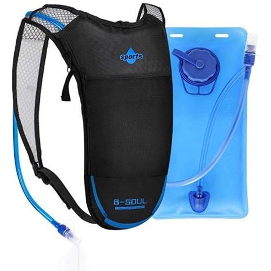 Sac Hydratation avec 2L Poche d'eau - Sac à Dos de Course à Pied Léger 6L pour Femme Homme, Sac Trail Running pour Course à Pied Cyc