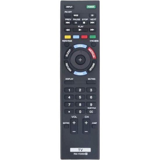 Rm-Yd094 Télécommande De Remplacement Pour Sony Tv Kdl50R550A Kdl ...