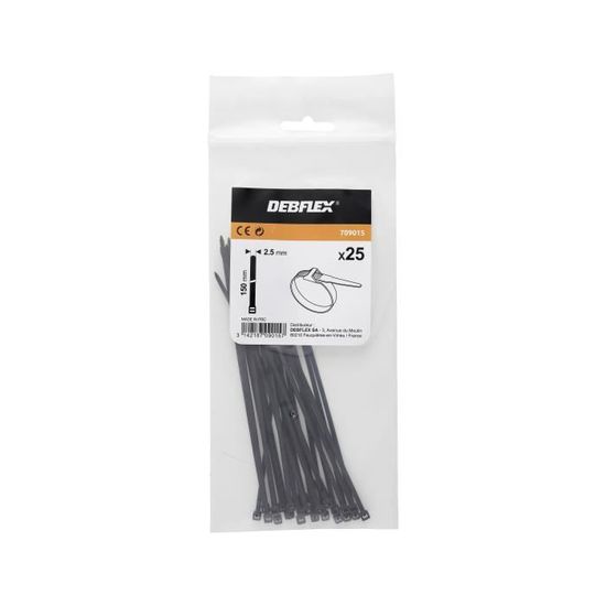 Colliers De Serrage Autobloquants Nylon 4,8x500mm - Lot De 100, Résistance 22kg, Résistants UV Et Températures -40°C à +85°C