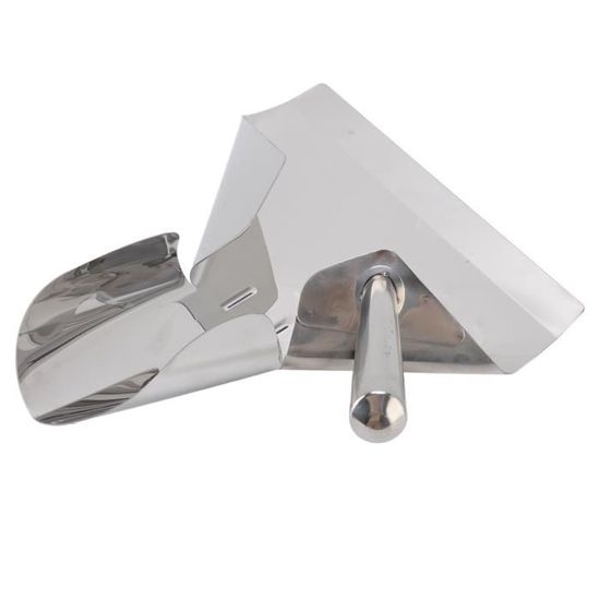 Pelle à frites en acier inoxydable avec rebord relevé 20x17cm argent - Ustensiles de cuisine Pelle à frites en acier inoxydable avec rebord relevé 20x17cm argent - Ustensiles de cuisine