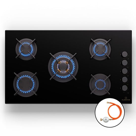 Table de cuisson à gaz encastrable 4 brûleurs AVF 46 PRO de De'Longhi