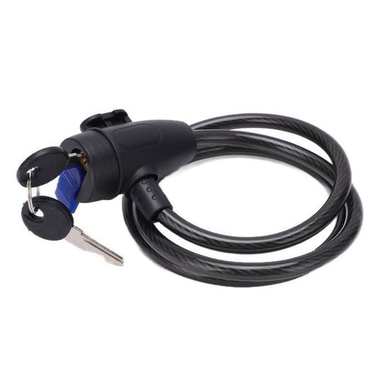 Antivol Vélo Knog Kabana – Câble 740 Mm, Clé, Noir, Neuf Avec Support