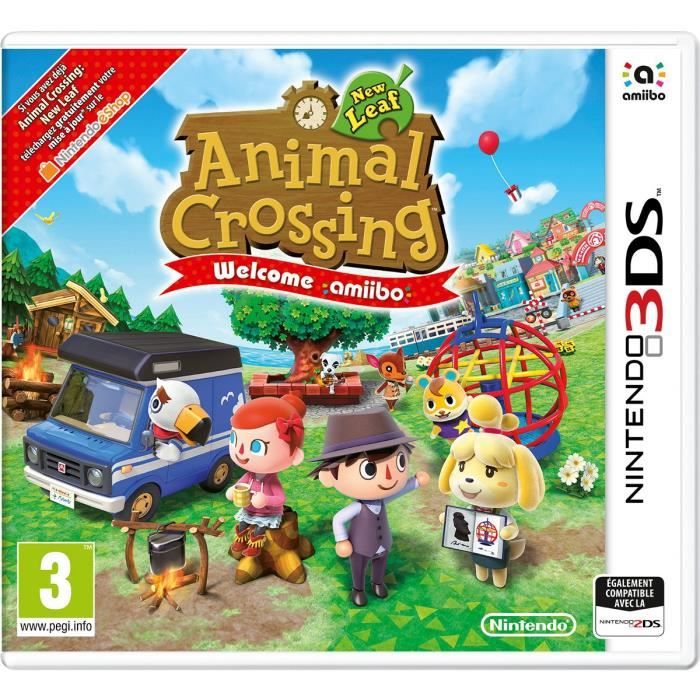 Jeu 3DS Animal Crossing New Leaf Welcome - Jeu Nintendo 3DS
