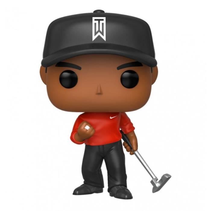 Figurine Funko Pop! Golf : Tiger Woods ( Polo Rouge )