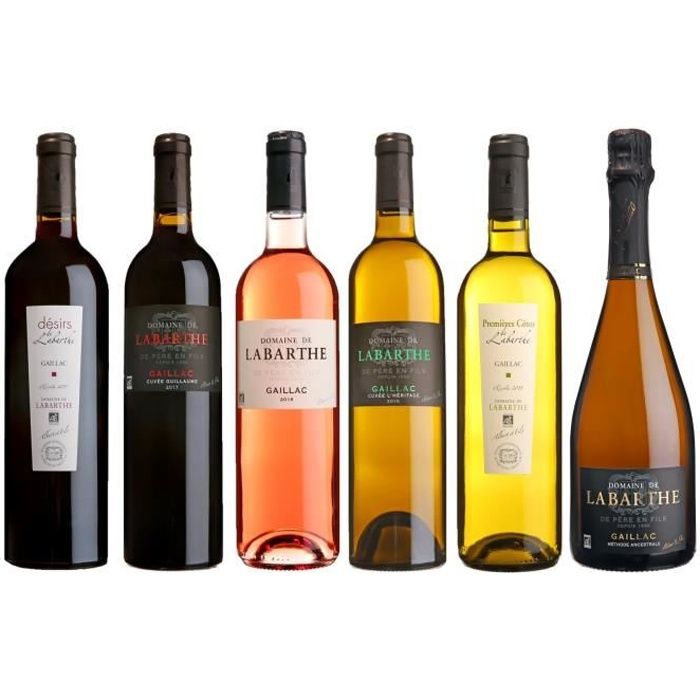 Sélection de Vins Bio du Sud-Ouest - Coffret Découverte 6 Bouteilles 75 cl