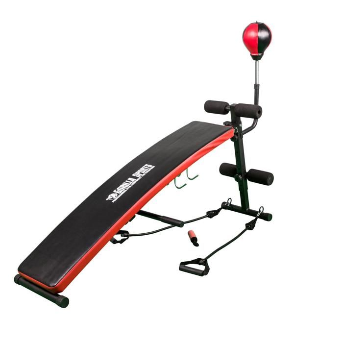 Banc multifonction abdominaux avec Punchingball