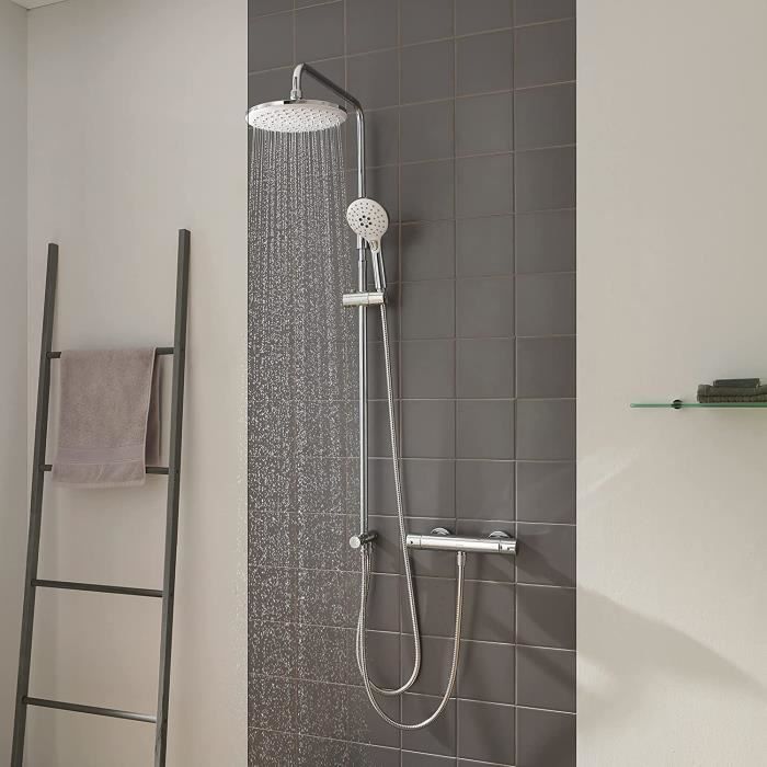 CECIPA Douche Artemis 301C Colonne de douche sans Mitigeur Douche Avec Douche de tecircte Douchette barre de douche e280