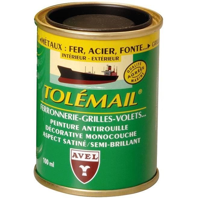 Tolémail gris perle - spécial ferronnerie - 100 mL