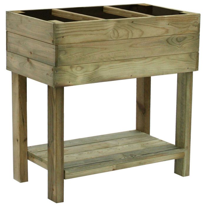 Carré Potager Surélevé PAPRIKA -Traité Autoclave Classe 3 - (80 x 40 x H87 cm / 50 L)