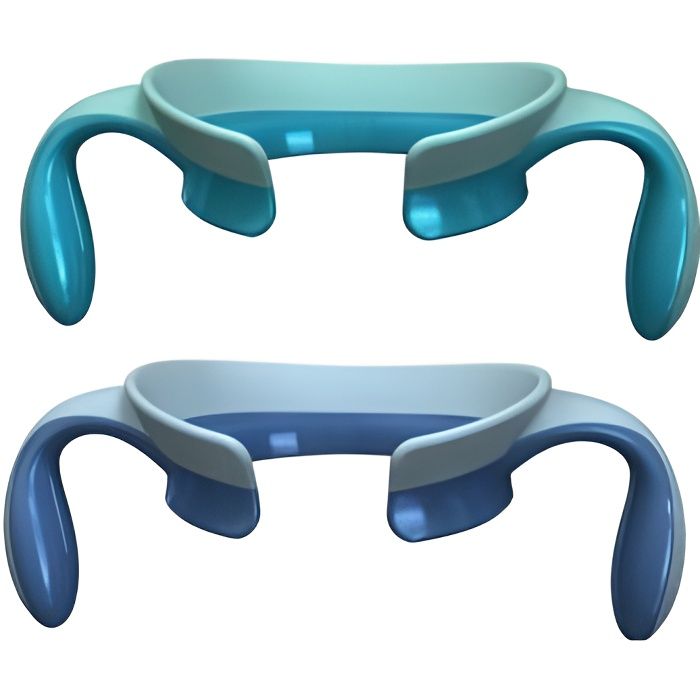 CHICCO Lot 2 Poignées pour Biberon Step Up Bleu 4m