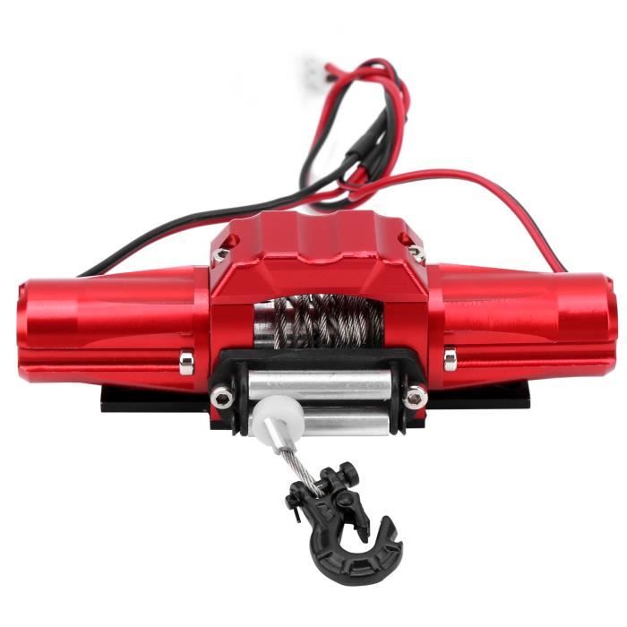 DUO Treuil en alliage d'aluminium avec double moteur universel pour treuil de voiture RC SCX10-TRX4 1-10 81x27mm