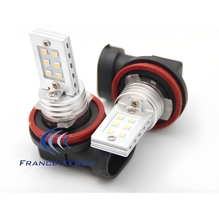2 x Ampoules 12 LED SS HP - H11 - Blanc
