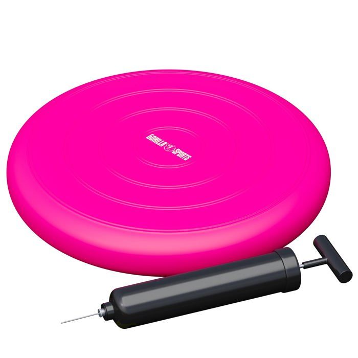 Coussin d'équilibre gonflable ∅ 33 cm - ROSE Fuchsia
