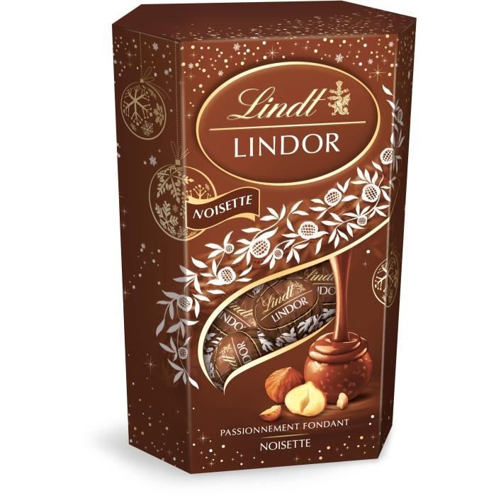 LINDT & SPRÜNGLI Lindor Cornet Noisettes - 200 g
