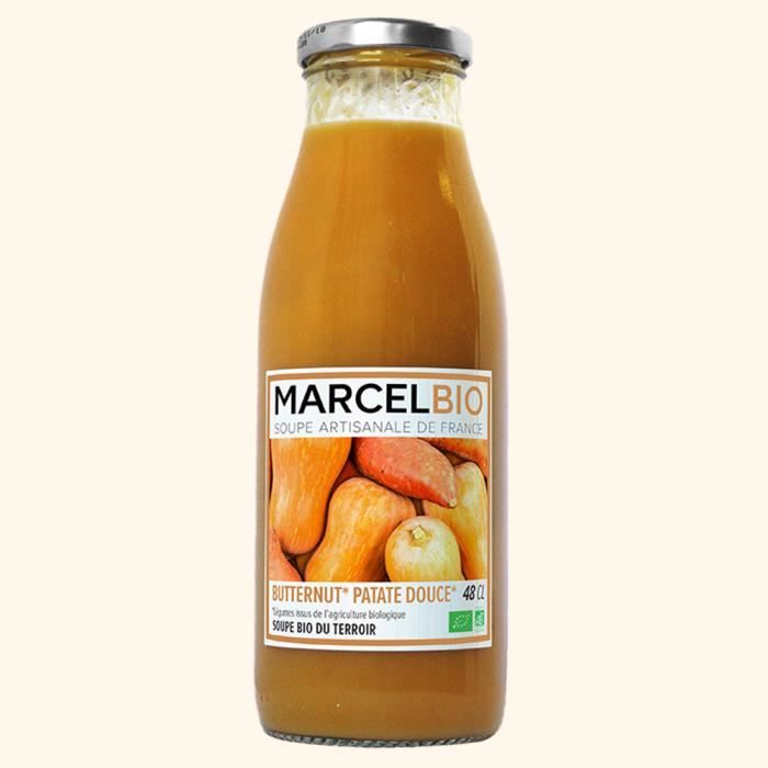 MARCEL BIO - Soupe de Butternut & Patate Douce Bio 48cl
