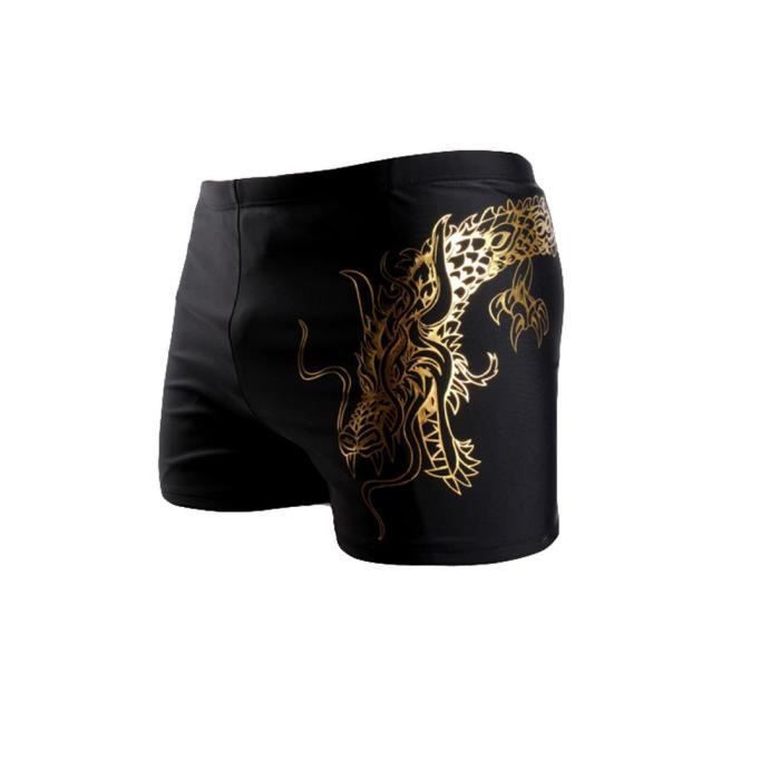 HHD® Maillot de Bain, Slip de Bain pour Homme en Bonne élasticité de materiau High-Tech Broderie Trunks Boxers Slip Short