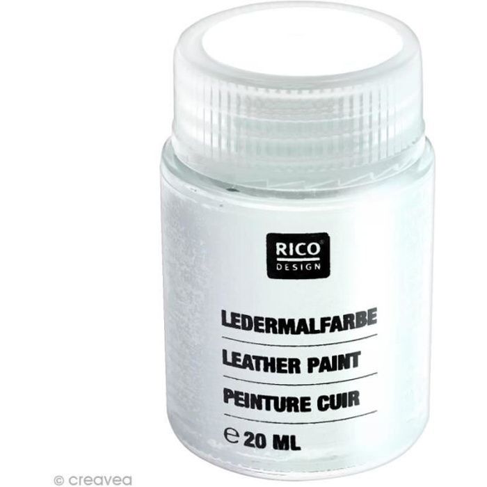 Peinture cuir - 20 ml Blanc