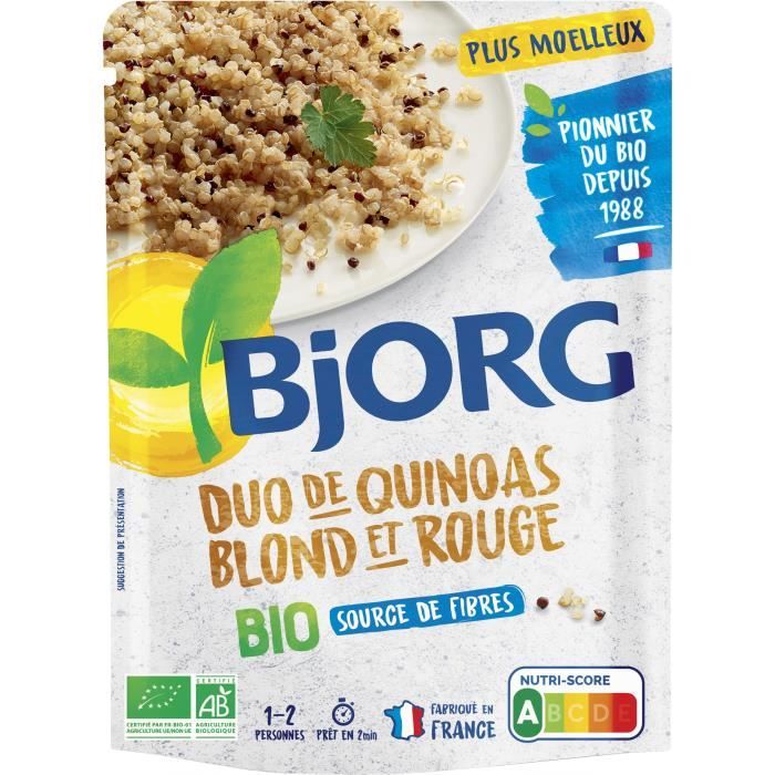 BJORG Duo de quinoa blond et rouge - 220 g