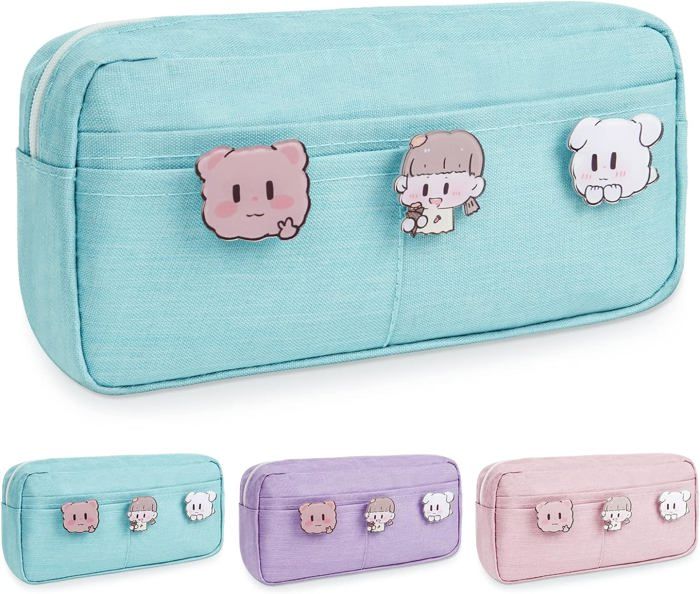 Étui À Crayons De Grande Capacité 4E Étage Trousse Coloré Pencilcase