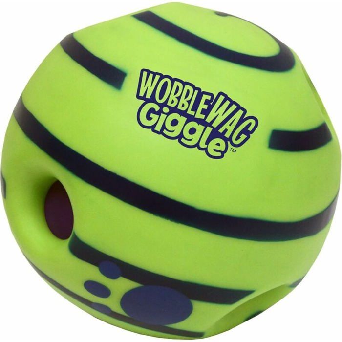 Comparer les prix de WOBBLE WAG GIGGLE La Balle sonore pour Chien - Vu la Tl couleurs multiples YYV